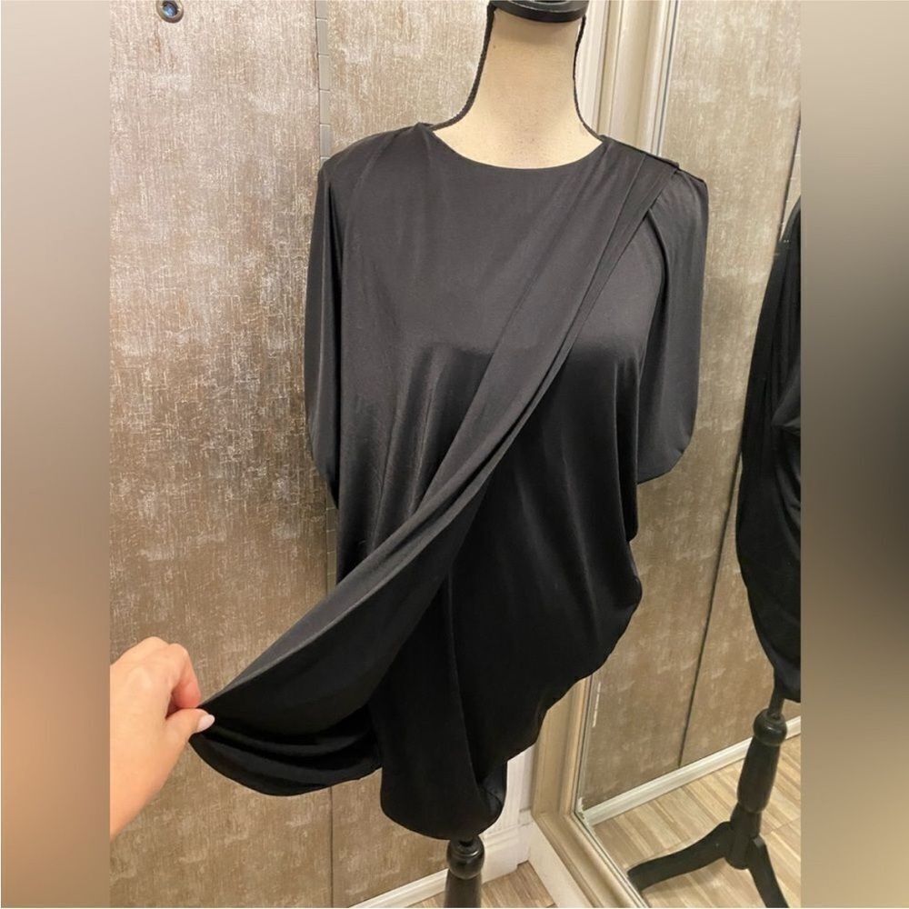 Victoria's Secret Black Asymmetrical Dress, XS